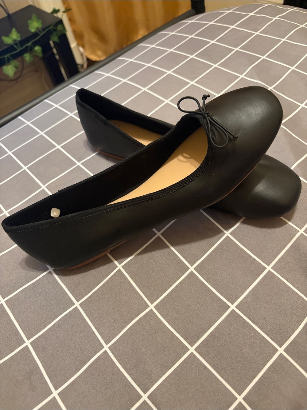 A New Day Black Ballet Flats size 9.5 nib